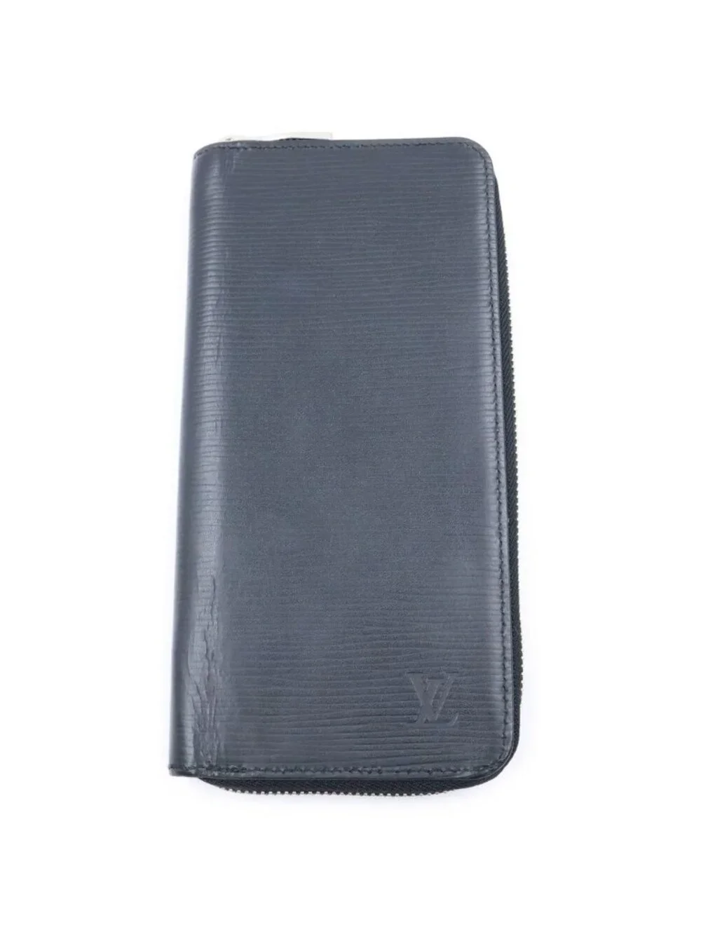 Louis Vuitton Epi Zippy Wallet Vertical Round Zip Leather Black
